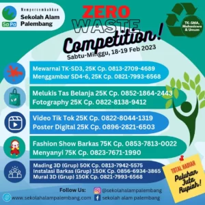 Zero Waste Competition Sekolah Alam Palembang SaPa